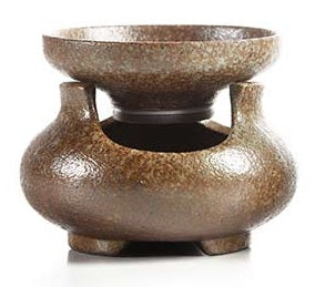 Raw Ceramic Tea Strainer Set