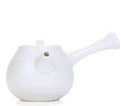 White Porcelain Tea Set - With Travel Bag