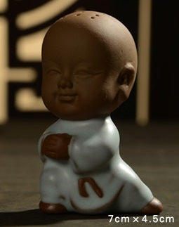 Ru Kiln Tea Pet Kongfu Monk Stretching