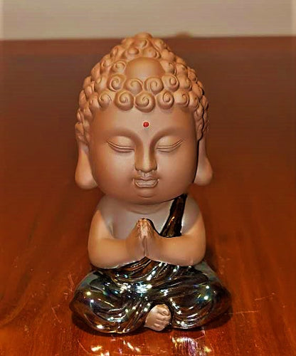 Purple Sand Buddha Statue (Luck)