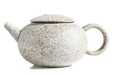 Raw Ceramic Teapot Flat Lid