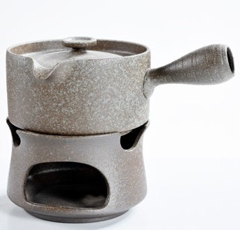 Raw Ceramic Tea Warmer Set