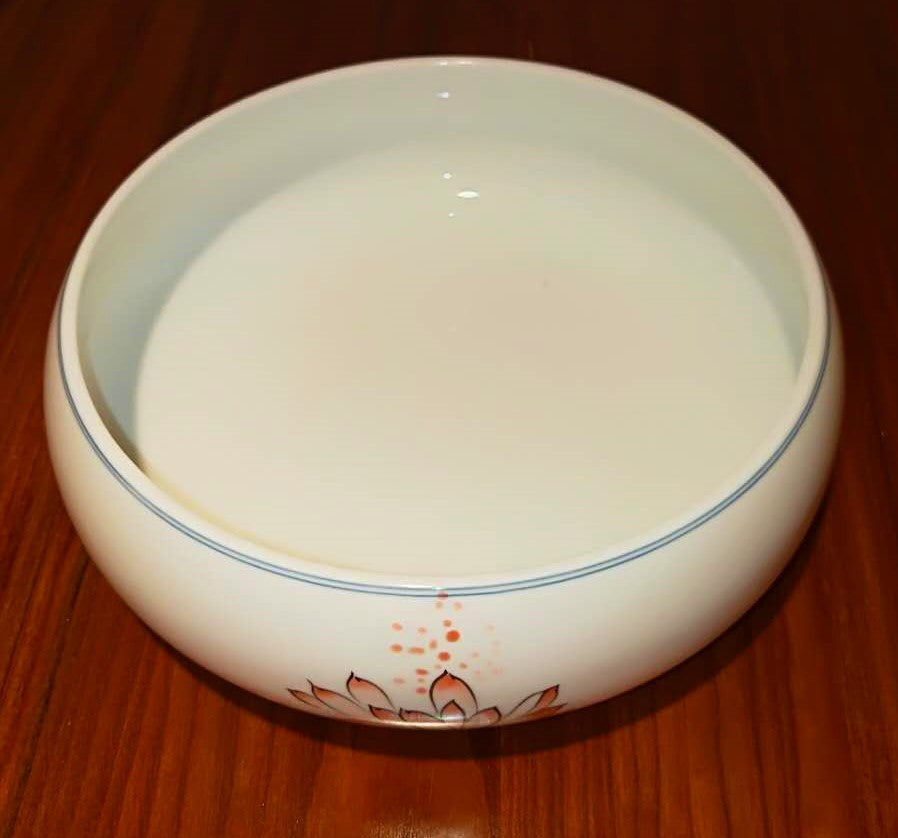 Tea Cup Washing Bowl - Pink Lotus