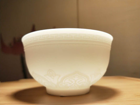 Exclusive White Porcelain Tea Cup Unglazed